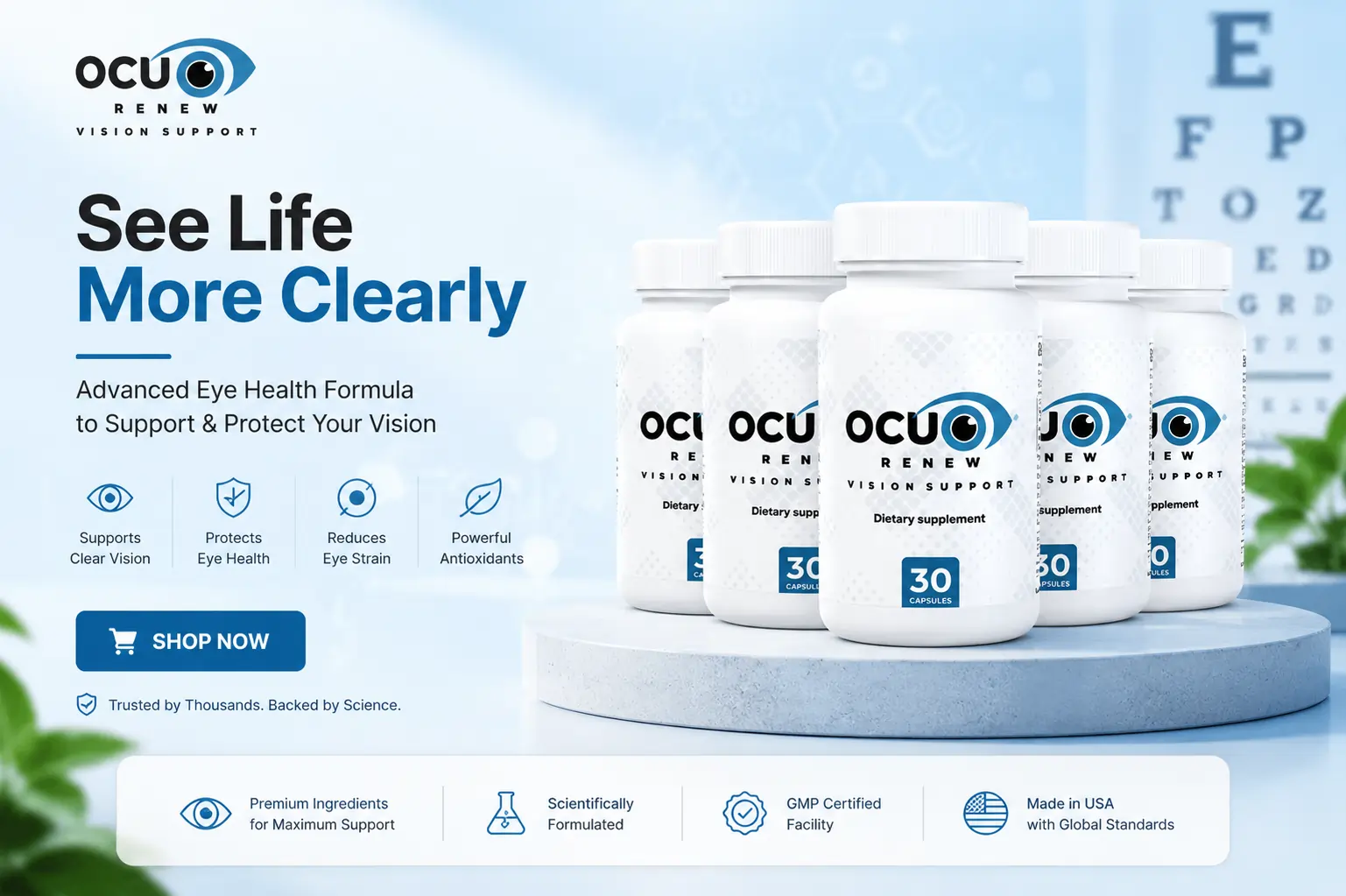 OcuRenew Capsules and Packaging